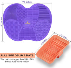 Makeup Brush Cleaner Mat Set